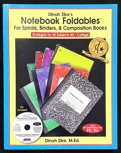 Notebook foldables with - with, cd