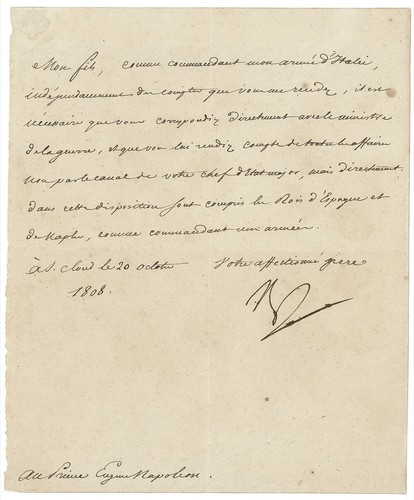 Napoleon bonaparte signed - napoleon,