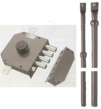 Serratura sicurezza MOTTURA art. 631 triplice pompa-cilindro 70 mm con aste