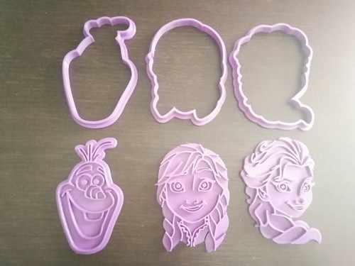 Set frozen cookie cutter - frozen,