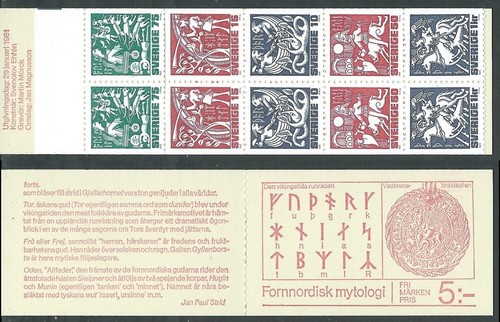 1981 svezia libretto mitologia - svezia,