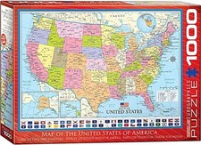 Mappa degli Stati Uniti puzzle