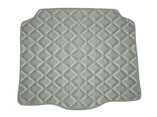 Grigio ecopelle trapuntata - grigio,