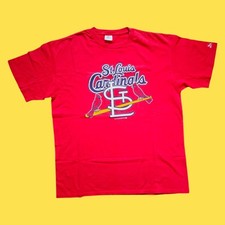 St. Louis Cardinals Starter 1988 Vintage T-Shirt Size XL MLB Red 80s made USA