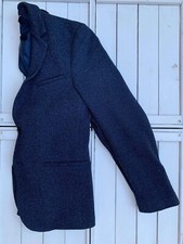 GIACCA UOMO ZARA BLAZER IN JERSEY DI COTONE TG. 48 BLU NAVY MELANGE