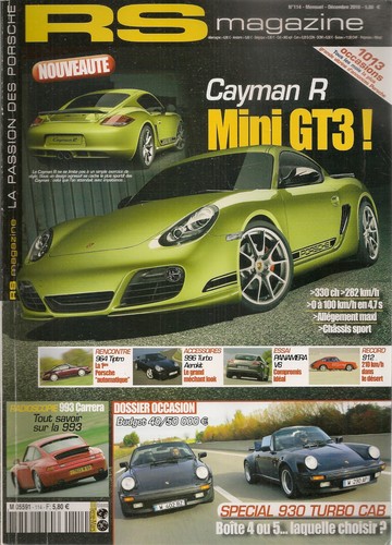 Magazine 114 porsche cayman - rs,