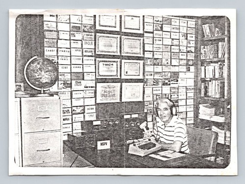 Ham radio qsl - radio, 1979