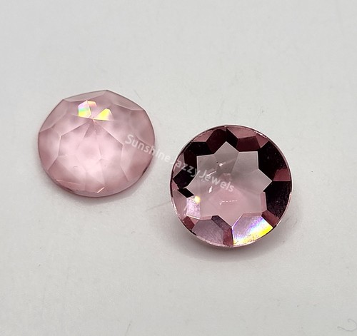 2pz cristallo swarovski rosa - 2pz,
