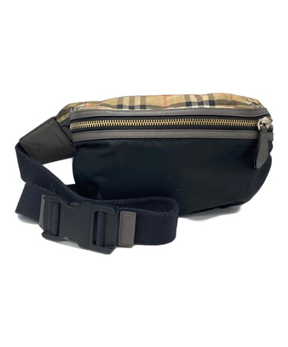 Borsa burberry nera nylon - burberry, a