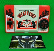 CASIO lcd Game cod CG-320 GREAT RACER Car Racing Game made in Japan 1984 Working