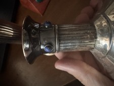 Coppia Di Candelabri Cartier 1980 In Silver