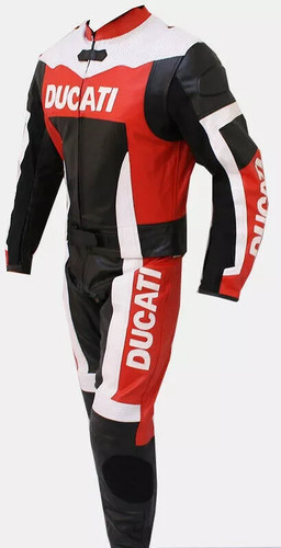 Ducati tuta moto pelle uomo