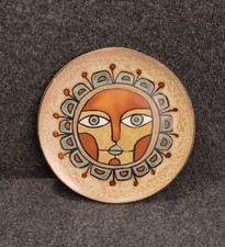 Céramique Soleil Roland ZOBEL Les Cyclades Anduze décor Mural Vintage 50-60