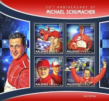 Foglio francobolli auto da