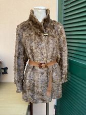 Pelliccia Visone Vintage Colletto Real Mink Fur Coat