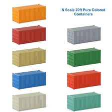 9 pezzi diversi colori scala N