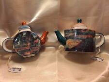 Mini Teiere da collezione decorative in ceramica con scatola regalo