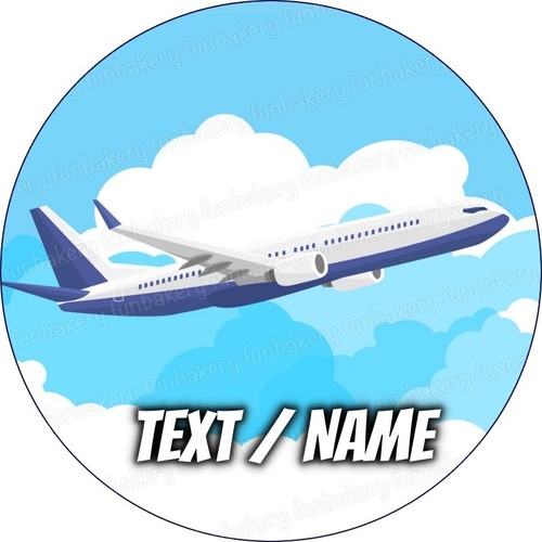 Cake topper viaggio aereo