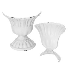  2 Pcs Portafiori Mezza Parete