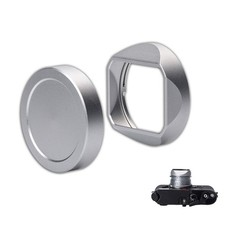 Per Voigtlander vm 35mm/f2 paraluce a baionetta metallo sostituire LH-12 argento