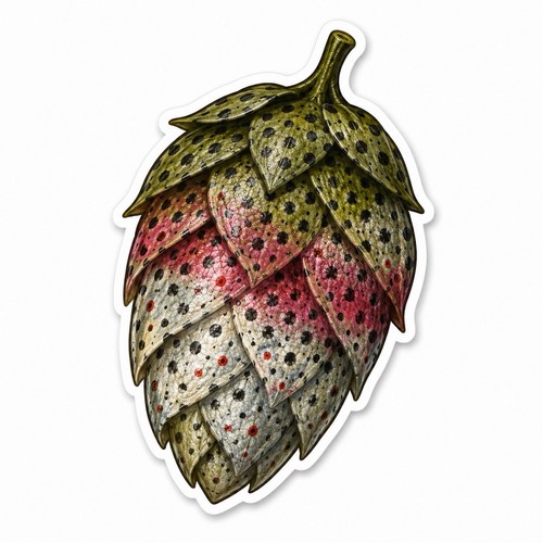 Adesivo trota arcobaleno birra