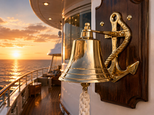 Campanello per nave nautica - , in