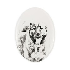 Cane da pastore del Caucaso lapide con foto di cane Art-Dog