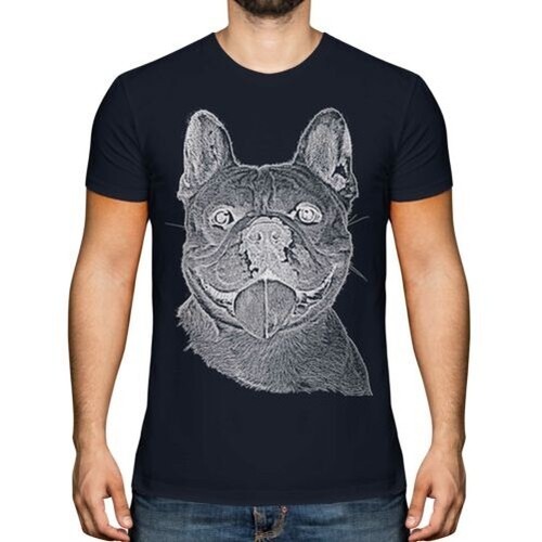 Bulldog francese schizzo uomo - schizzo,