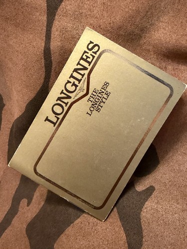 Longines libretto - longines, 80’s
