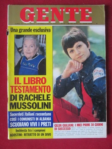 Gente 1973 giuliani - giuliani, rachele