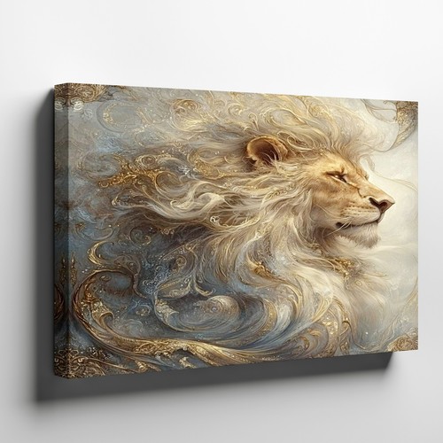 Maestoso leone tela wall - maestoso, art