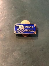 Spilla Olimpiadi Roma 1960 Stab. Artistici Fiorentini CONI vintage epoca  
