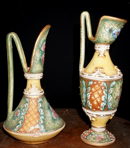 Coppia vasi ceramica gialletti - coppia,