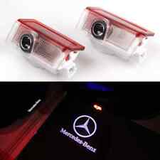 2 LUCI LED PROIETTORI SOTTO PORTA PER MERCEDES CLASSE A B E M ML C GL GLE GLS