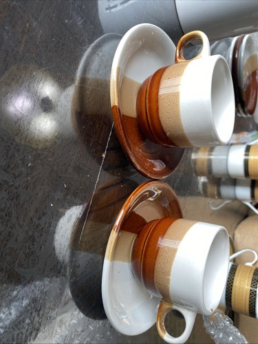 Coppia piattini tazza - tazza, caffè