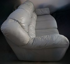 DIVANO 3 POSTI IN VERA  PELLE