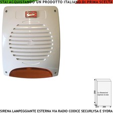 Sirena Wireless Lampeggiante
