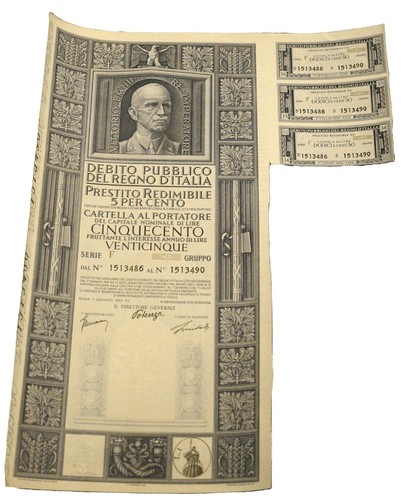 Debito pubblico regno - debito,