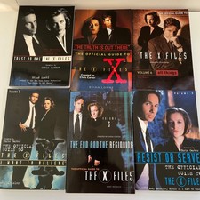 X-Files Official Guide Set 6 Paperback  Books Vols 3-6 + Season 3