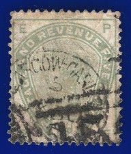 1884 SG193 5d verde opaco K23