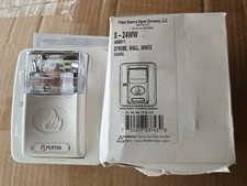 Potter 4890011 Serie S-24 Candela Selezionabile Montaggio a Parete Strobo 24VDC Bianco