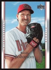 2007 Upper Deck Randy Johnson #521 Arizona Diamondbacks