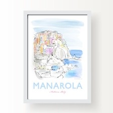 Manarola, Poster Stampa Arte