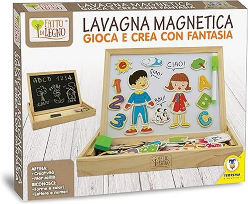 Lavagna magnetica legno - in,
