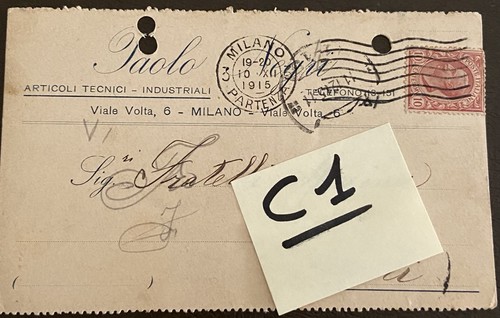 Cartolina pubblicitaria regno - cartolina,