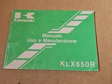 Kawasaki KLX 650R Manuale Di Istruzioni Uso Manutenzione 1992