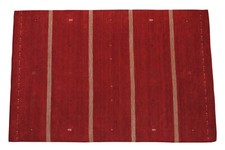 Rosso Tappeto Gabbeh 100% Lana