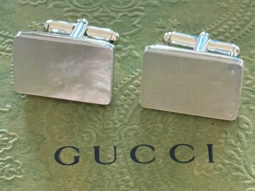 Gemelli gucci rettangolari - gemelli,