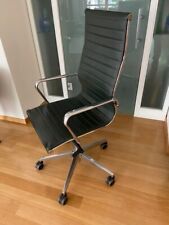 Donati Poltrona da Ufficio Girevole con Schienale Alto Regolabile in pelle 