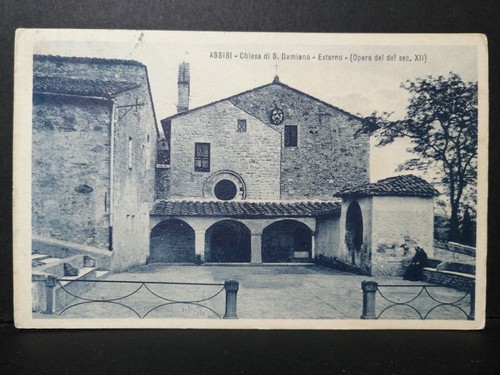 Cartolina assisi chiesa s - chiesa,